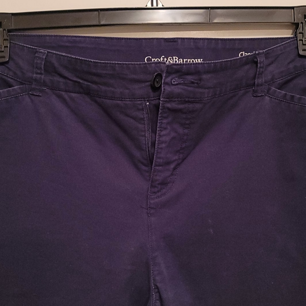 Navy straight leg chinos - Picture 2 of 4